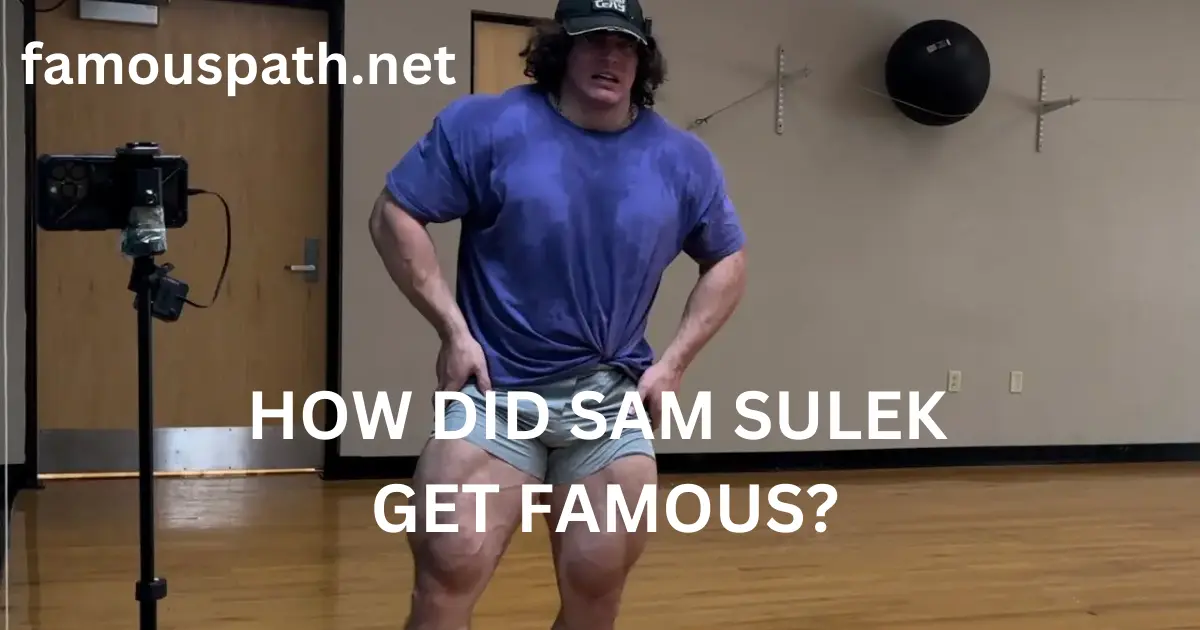 how did sam sulek get famous